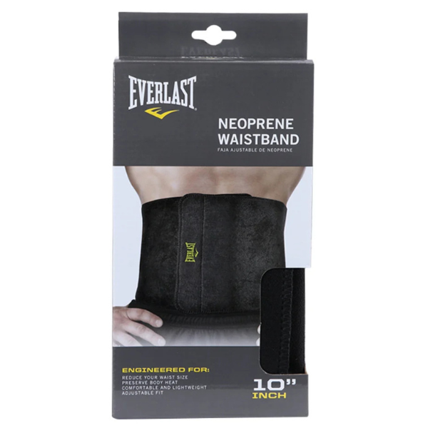 EVFA1S40-BK (2) Faja Everlast Neopreno 10"