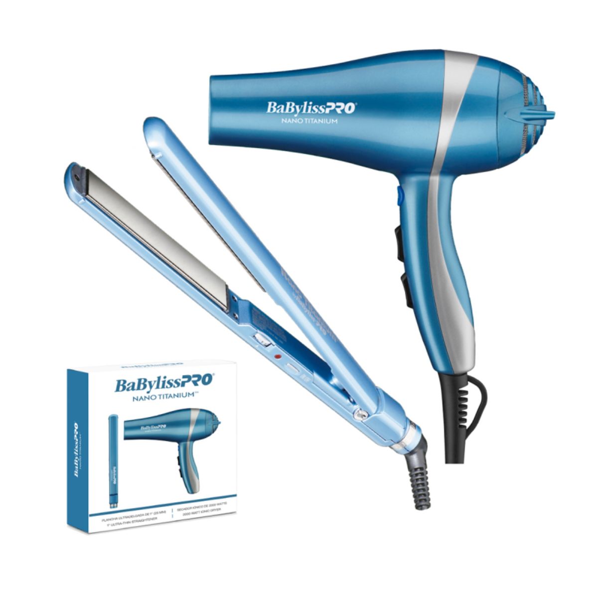 812885-1 Kit Babyliss Nano Titanium