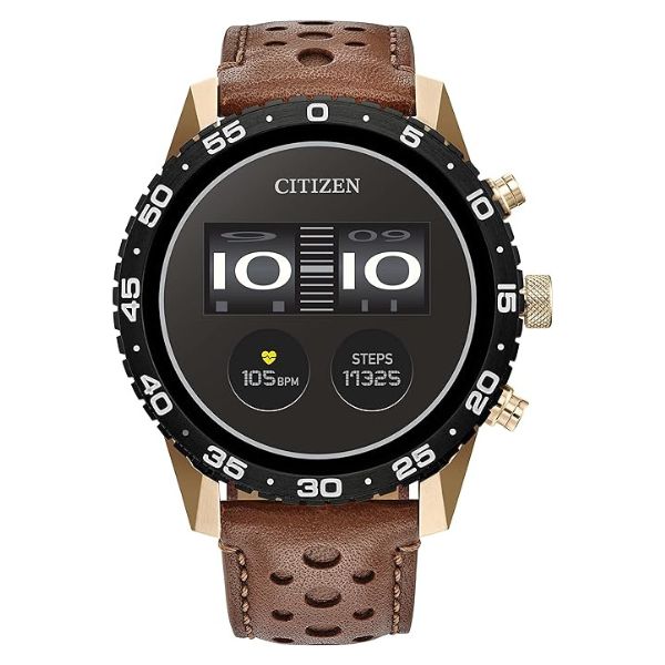 Reloj Citizen CZ Smart PQ2 44mm - Correa de Cuero Reloj Citizen CZ Smart PQ2 44mm - Correa de Cuero