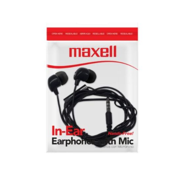 347945-4 Audifono Intrauditivo Maxell con Mic
