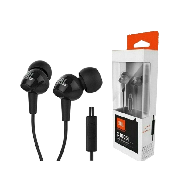 6925281915420-6 Audífonos Alámbricos JBL C100SIBLK