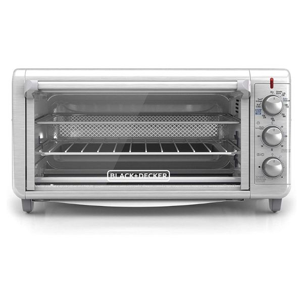 Horno Black+Decker TO3265XSS-LA con Freidor de Aire Horno Black+Decker TO3265XSS-LA con Freidor de Aire
