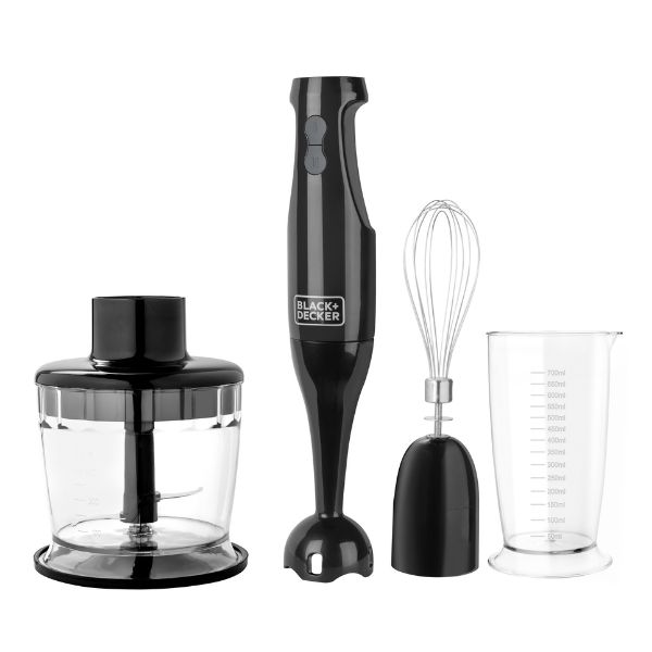 Batidora de Inmersión Black+Decker HB2800B 2 velocidades Batidora de Inmersión Black+Decker HB2800B 2 velocidades