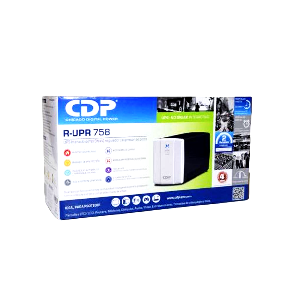 CD00028 6 Regulador CDP para UPS 750va 350w 8 salidas R-UPR 758