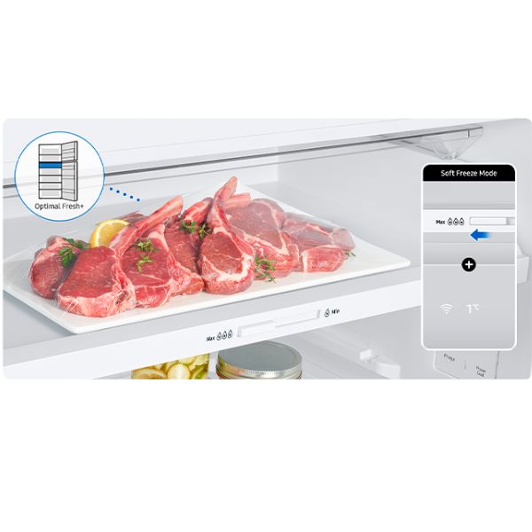 RT35DG5224S9AP (8) Refrigerador Samsung RT5300D 12.1 pies Top Mount con dispensador, RT35DG5224S9AP