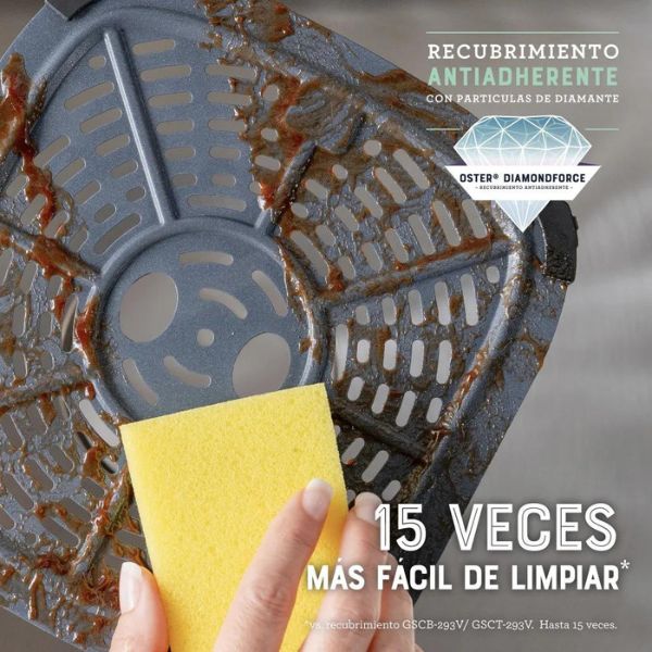 CKSTAF401MDF (6) Freidora de Aire Oster DiamondForce 4L, CKSTAF401MDF
