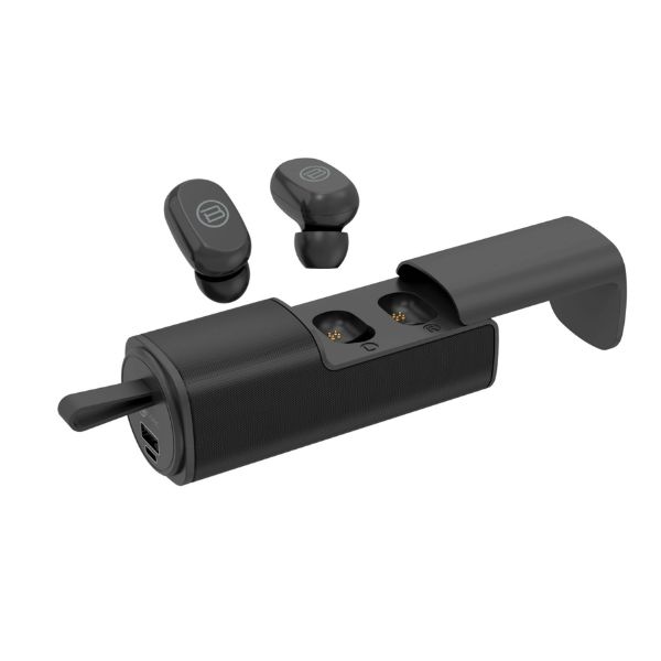 BC-AU-BE-154-BK-1 Kit Biconic Parlante 3 en 1 Portátil Recargable BC-AU-BE-154