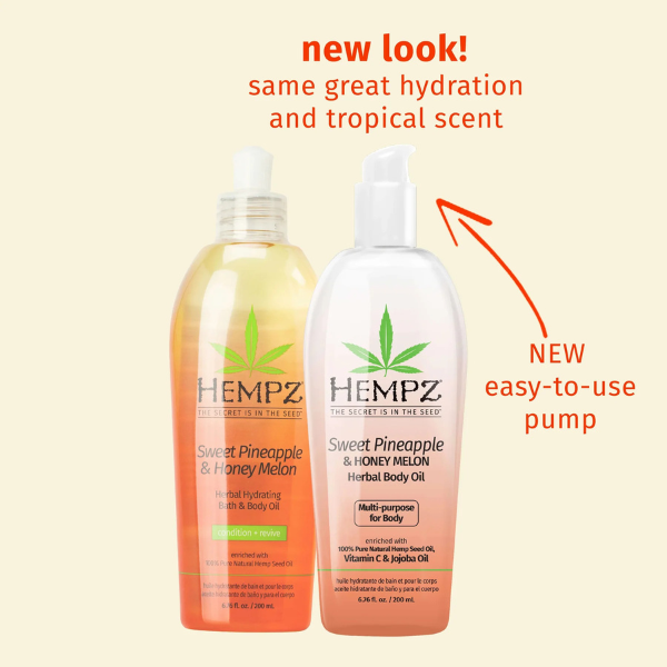 B0CPN83SGR (3) Aceite Corporal Hempz Multiuso de Piña Dulce y Melón con Miel
