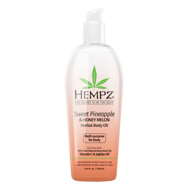 B0CPN83SGR Aceite Corporal Hempz Multiuso de Piña Dulce y Melón con Miel