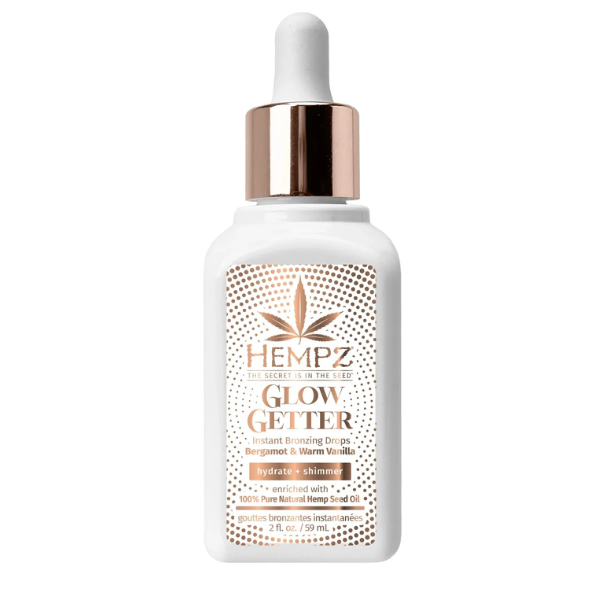 B0DNL243GM Gotas bronceadoras Hempz Glow Getter instantáneas
