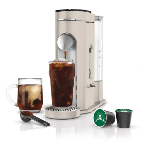 B0C29LZNLD Coffee Maker Ninja Pods & Grounds Single-Serve