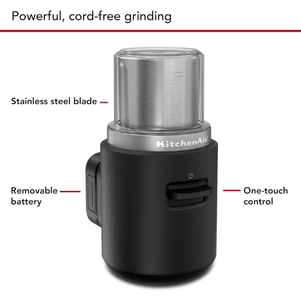 B0CTR379G5 (4) Amoladora de café KitchenAid inalámbrica Go