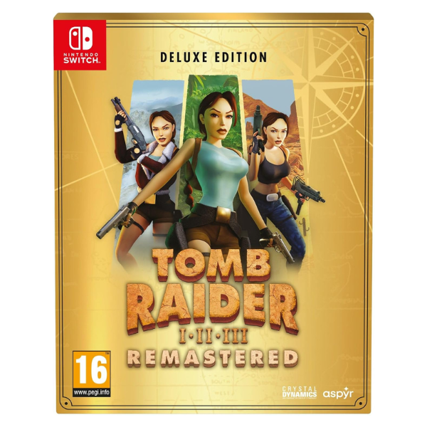 1012308 Juego Nintendo Tomb Raider I-III Remastered - Edición Deluxe