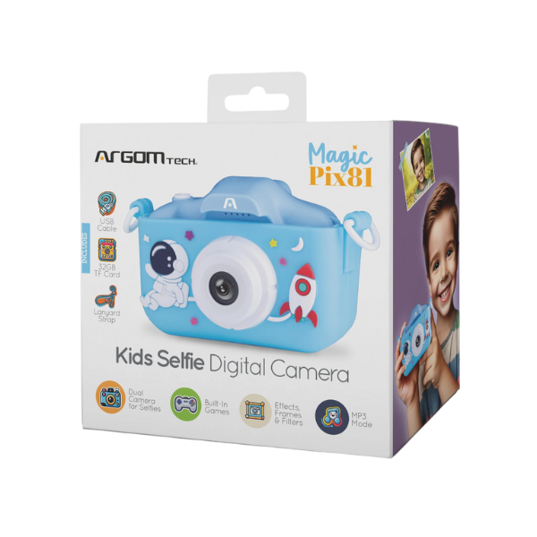 ARG-AC-9181BL (8) Cámara digital ArgomTech para niños, ARG-AC-9181