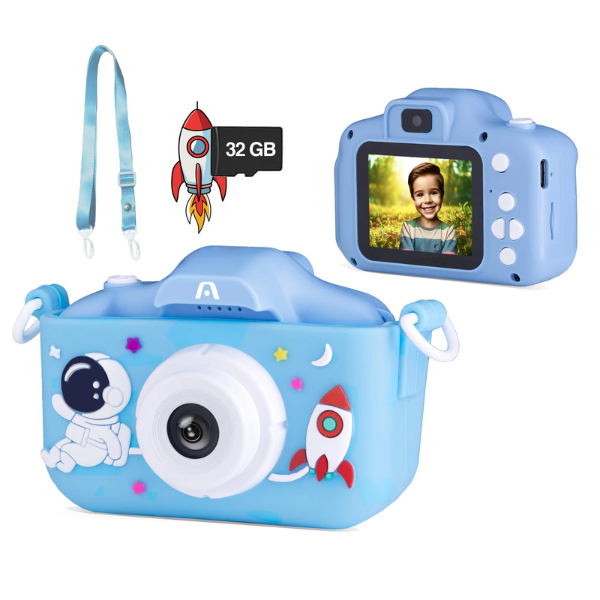 ARG-AC-9181BL Cámara digital ArgomTech para niños, ARG-AC-9181