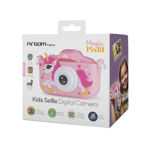 ARG-AC-9181PK (4) Cámara digital ArgomTech para niños, ARG-AC-9181