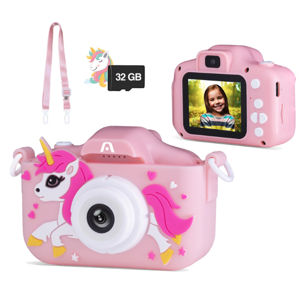 ARG-AC-9181PK Cámara digital ArgomTech para niños, ARG-AC-9181