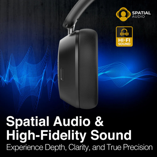 ARG-HS-2690BK (8) Audífonos ArgomTech Ultimate Sound Espacial Híbrido ANC BT, ARG-HS-2690BK