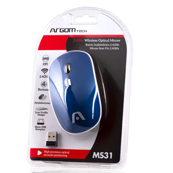 ARG-MS-0031BL-3 Mouse Argom 2.4 GHZ