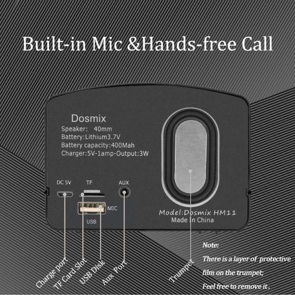 B07CGNHW9F (4) Parlante Dosmix Bluetooth retro