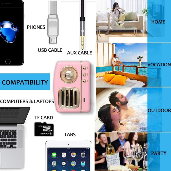 B07CGQWQ96 (3) Parlante Dosmix Bluetooth retro