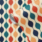Papel tapiz JiffDiff Geométrico Retro