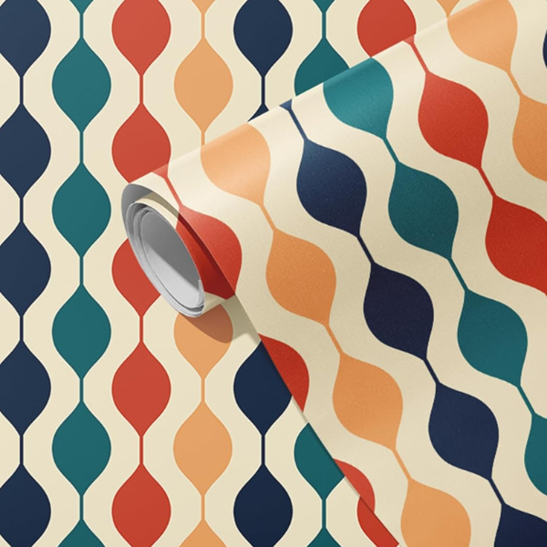 B0BFQV1MYV (1) Papel tapiz JiffDiff Geométrico Retro