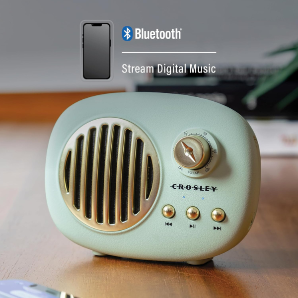 B0D4638SM2 (8) Parlante Crosley CR3044A-MN Piper Bluetooth