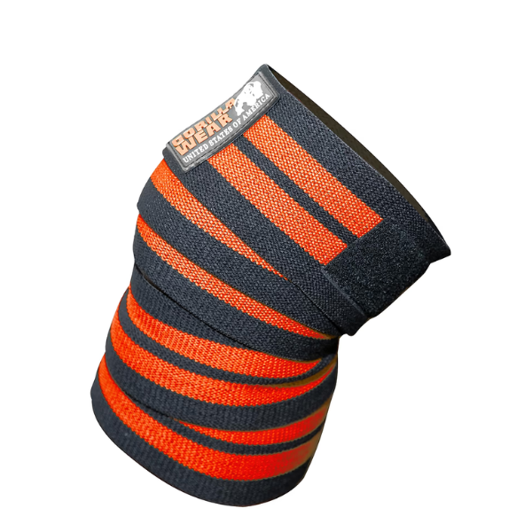 GW-KNEEWRAPS-RED (1) Vendas para Rodilla Gorilla 2mts