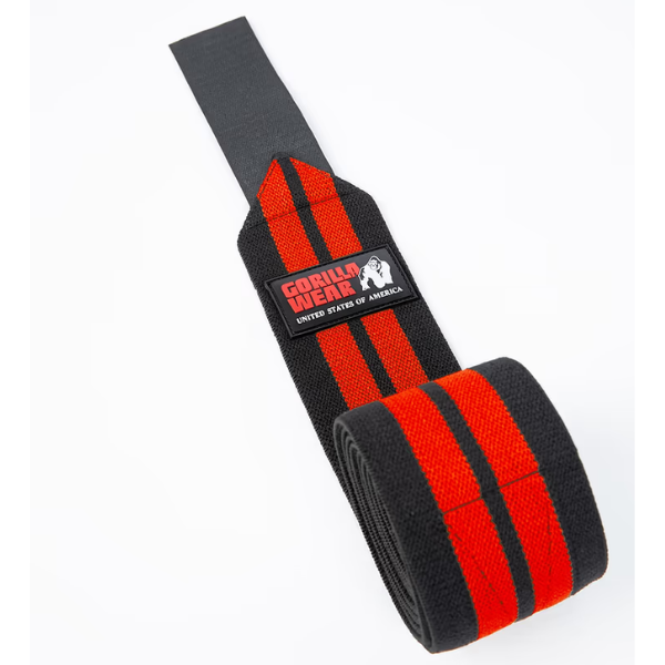 GW-KNEEWRAPS-RED (3) Vendas para Rodilla Gorilla 2mts