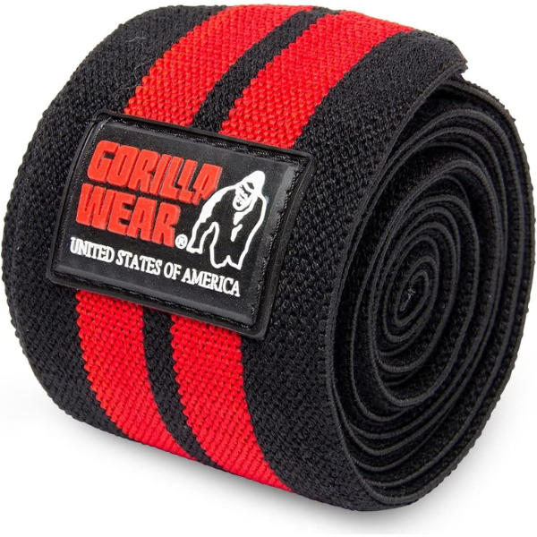 GW-KNEEWRAPS-RED (7) Vendas para Rodilla Gorilla 2mts