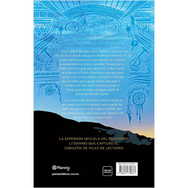 978-6070780837 (2) Aristóteles y Dante descubren los secretos del universo de Benjamín Alire Sáenz