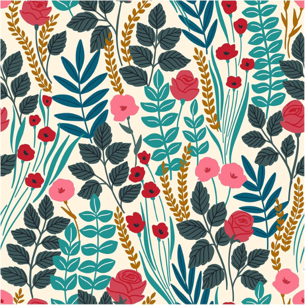 B0CMTVYV1D Papel tapiz Floralplus bohemio con hojas tropical para baño