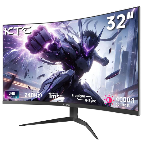 B0D5QFL6ZL-1 Monitor KTC Curvo 32" QHD