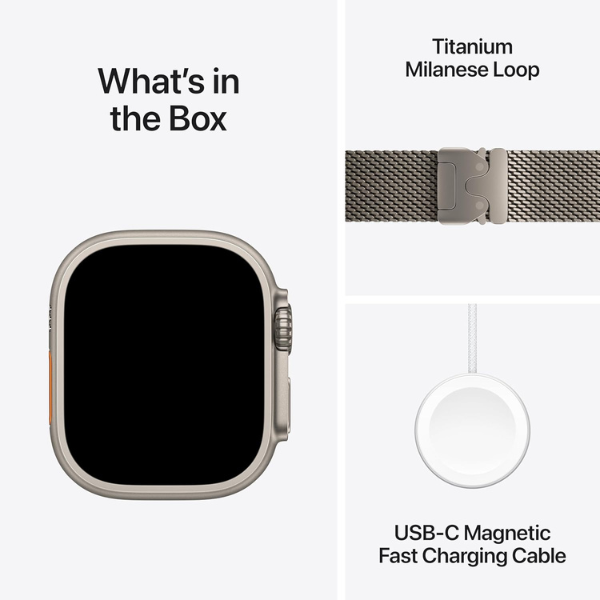B0FQF9TJ86 (4) Reloj Apple Watch Ultra 3 GPS + Celular - Correa Milanese Loop en titanio
