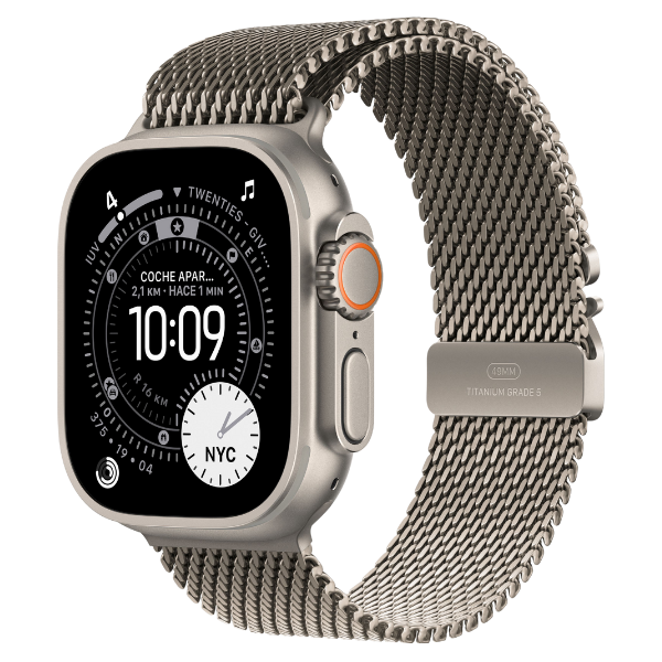 B0FQF9TJ86 Reloj Apple Watch Ultra 3 GPS + Celular - Correa Milanese Loop en titanio
