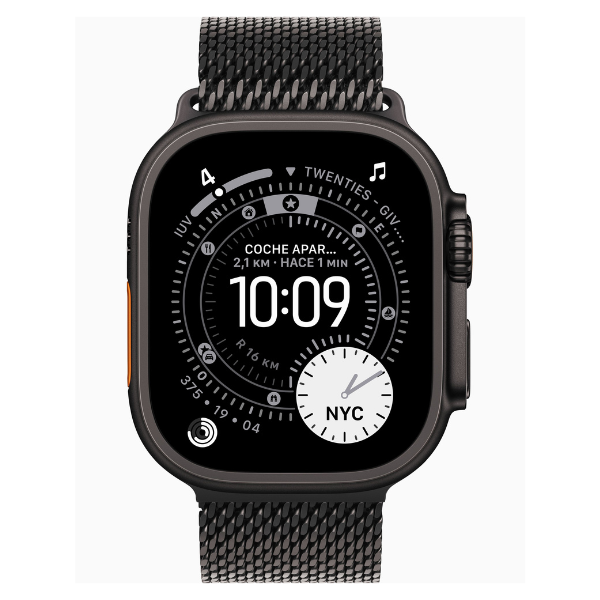 B0FQG17FTN (2) Reloj Apple Watch Ultra 3 GPS + Celular - Correa Milanese Loop en titanio