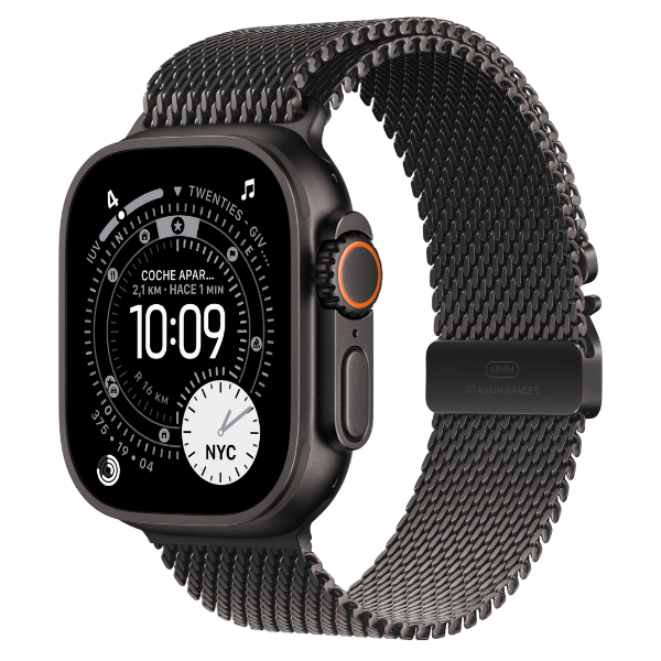 B0FQG17FTN Reloj Apple Watch Ultra 3 GPS + Celular - Correa Milanese Loop en titanio