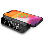 Reloj Despertador Maxell con Cargador Inalámbrico