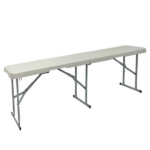 Banco Plegable Tokoa de Metal en Resina CS-594