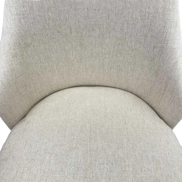 CS-687 (4) Silla de Comedor Tokoa de Tela de Lino