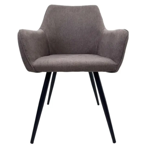 CS-688 (2) Silla de Comedor Tokoa con Reposabrazos Tela Lino