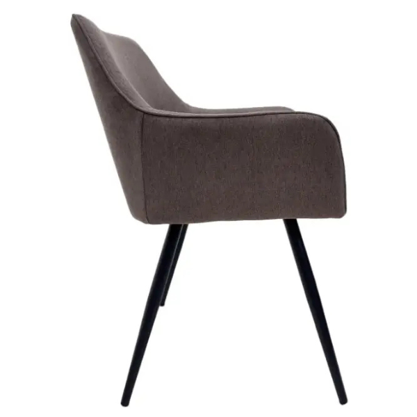 CS-688 (3) Silla de Comedor Tokoa con Reposabrazos Tela Lino