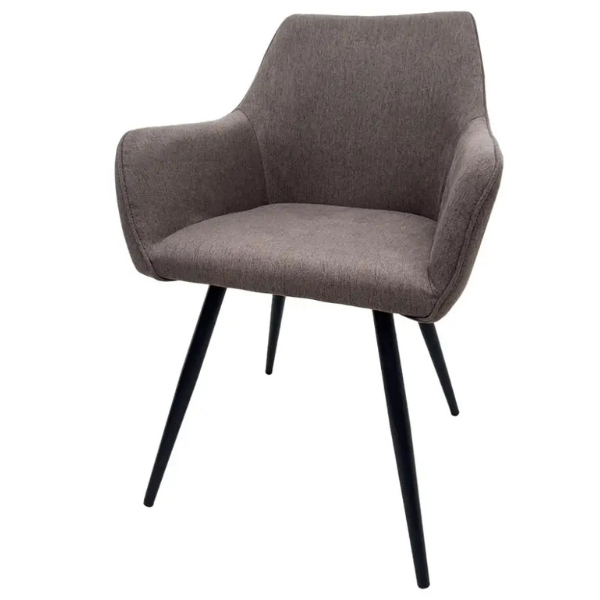 CS-688 Silla de Comedor Tokoa con Reposabrazos Tela Lino
