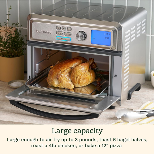 B07MRG5F4J-4 Freidora de Aire Cuisinart Digital con Control Temperatura