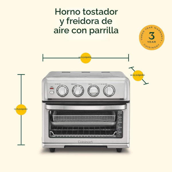 B09HSWBTN4-7 Freidora de Aire Cuisinart 8-en-1