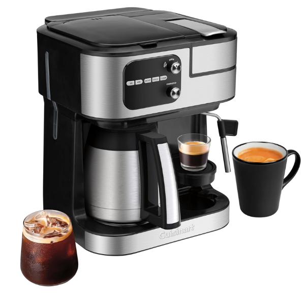 B0DDCXCXQS-12 Cafetera Cuisinart 4-en-1 12 Tazas