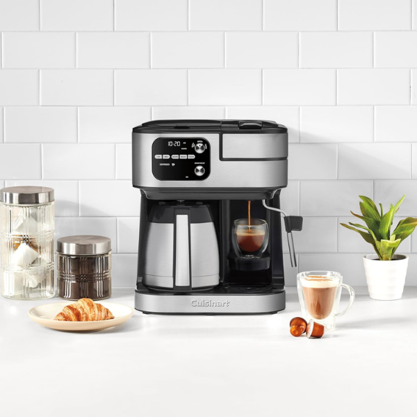 B0DDCXCXQS-13 Cafetera Cuisinart 4-en-1 12 Tazas