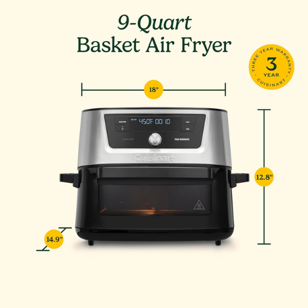 B0DPNCNJ43-7 Freidora de Aire Cuisinart 9 Qt