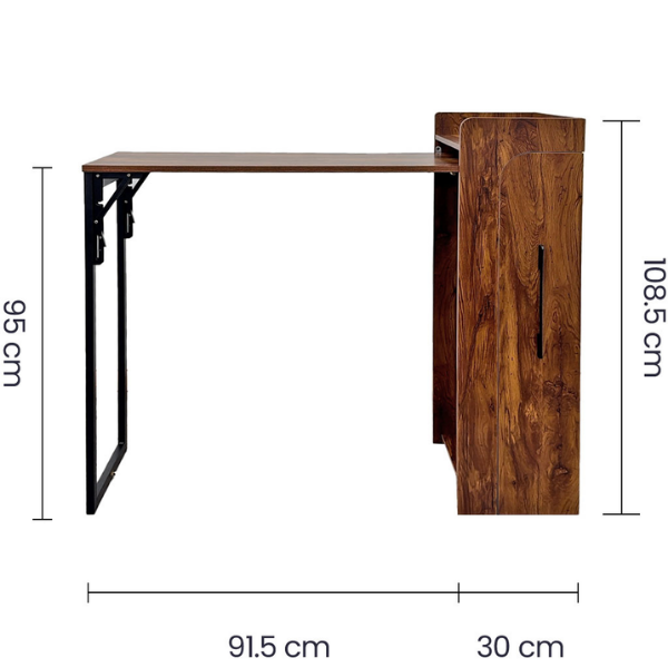 ME-596-3 Mesa Tokoa Bar con Extensión ME-596